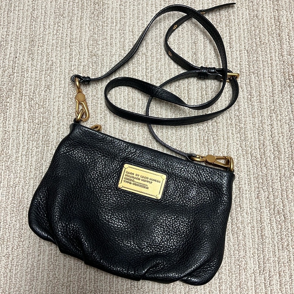 Marc By Marc Jacobs Black Leather Small Crossbody